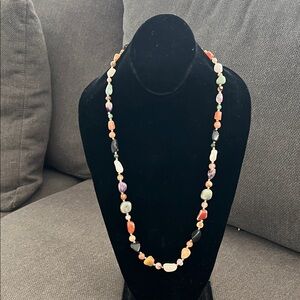 Multicolor Natural Stone Necklace